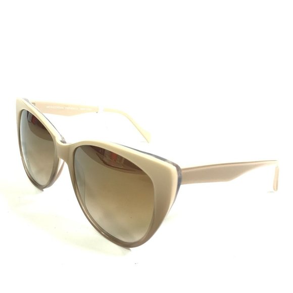 Morgenthal Frederics Sunglasses 260 ANNE Brown Nude Cat Eye w/ Brown Lenses main image 10